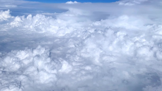 高空航拍云层4K素材