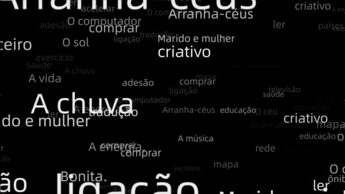 葡萄牙语词汇穿梭场景
