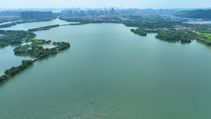 江苏苏州城市地标风景风光素材航拍_96