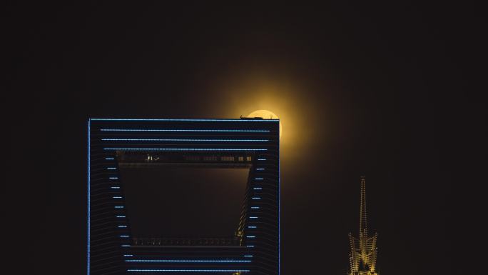 上海环球金融中心圆月