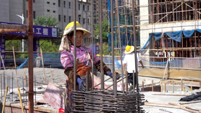 （原创）城市建设者 最美劳动者 建筑工人