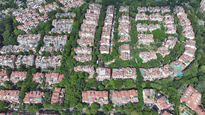 别墅住宅小区航拍