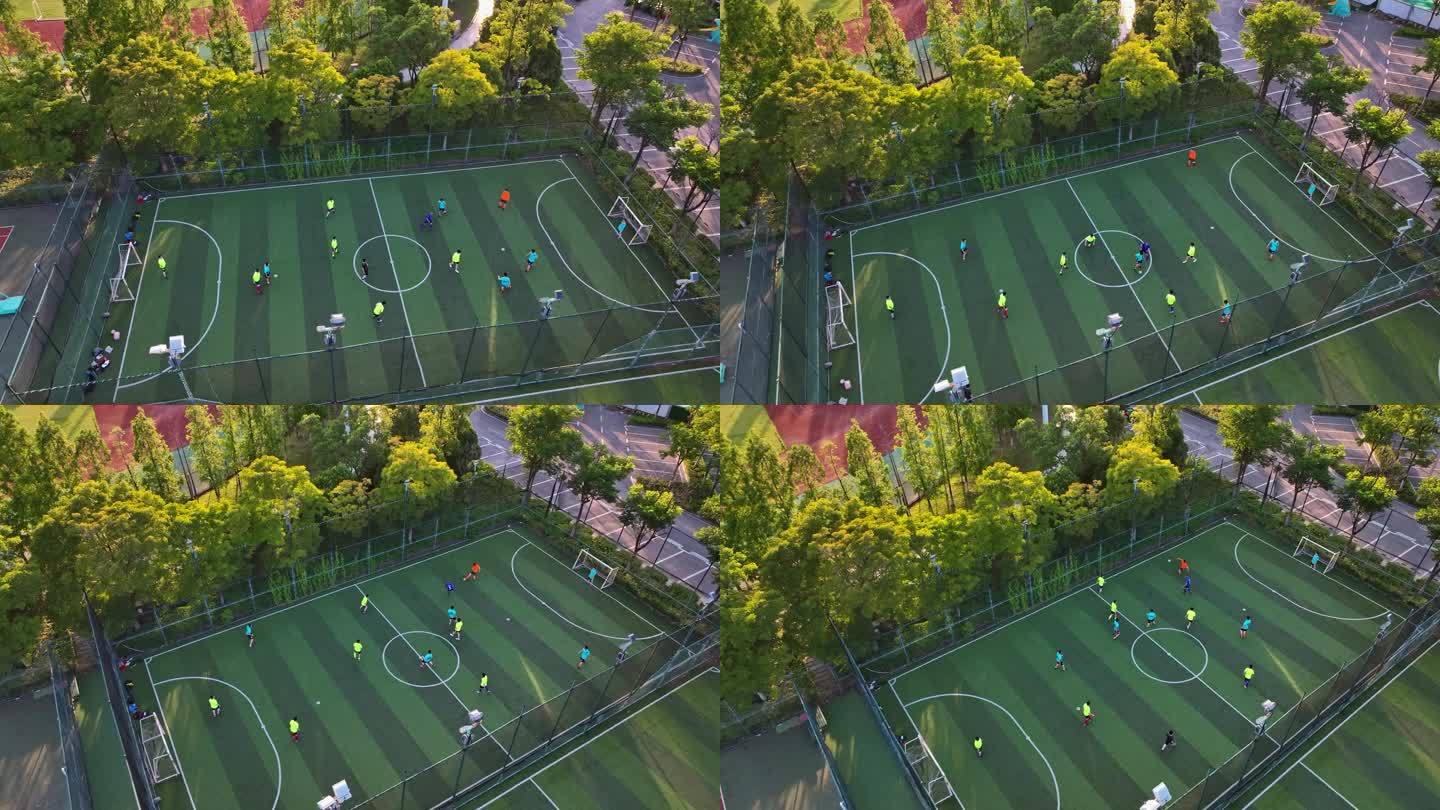 徐州市奥体中心少年青年足球比赛航拍