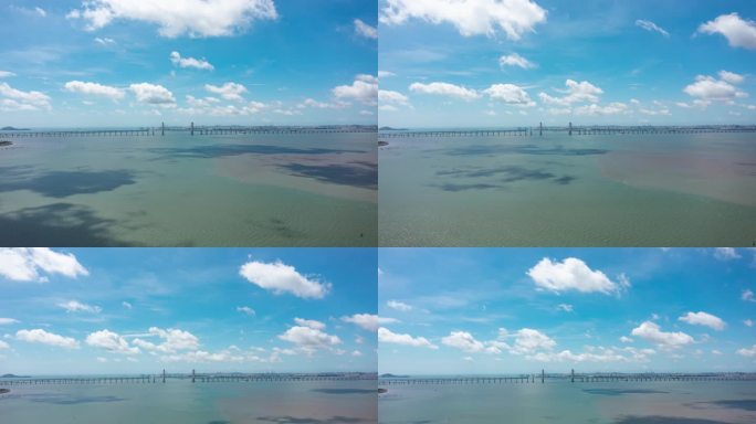 跨海桥东海航拍