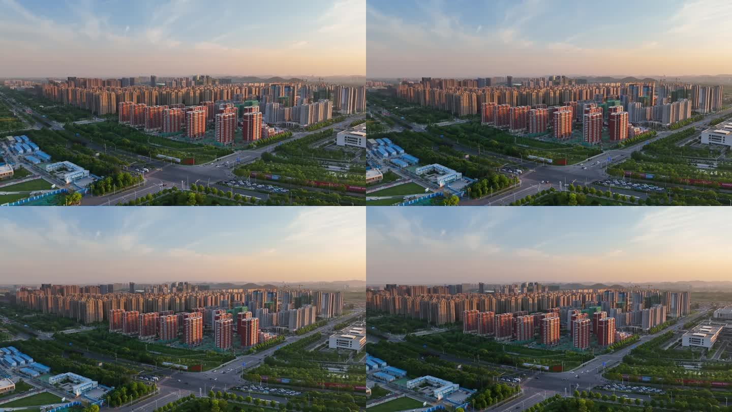 航拍徐州市奥体中心-徐州城市宣传片