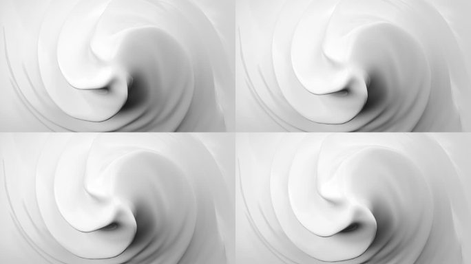 化妆品乳液膏体展示特写面霜俯视螺旋转动