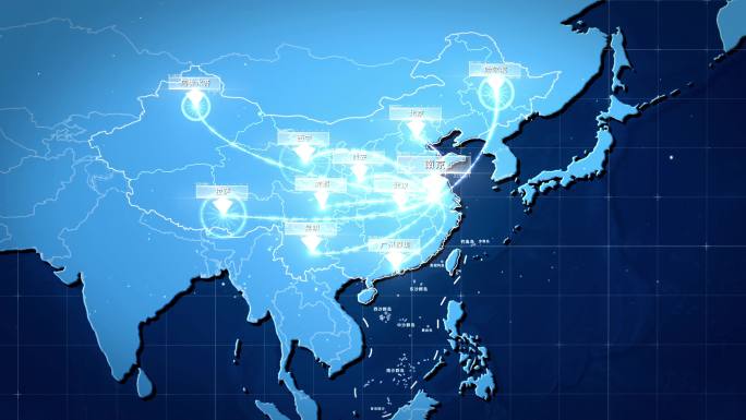 江苏南京辐射全国全球地图