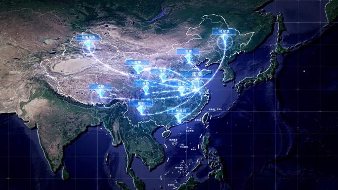 江苏南京辐射全国全球地图