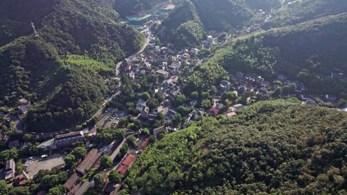 莫干山日出 美丽山村