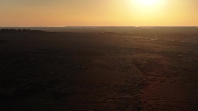 荒漠  地质学  外太空 星球 戈壁日出