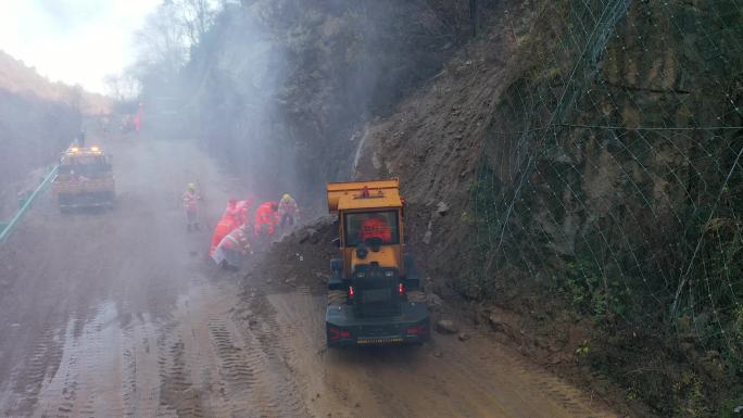 4K原素材航拍宝鸡公路段