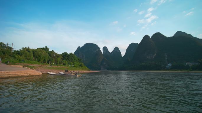 江河流水山水桂林