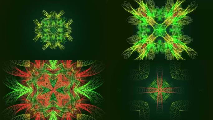 绚丽唯美万花筒视觉特效动态4KAE工程