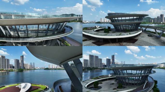 长沙梅溪湖城市岛双螺旋观景平台
