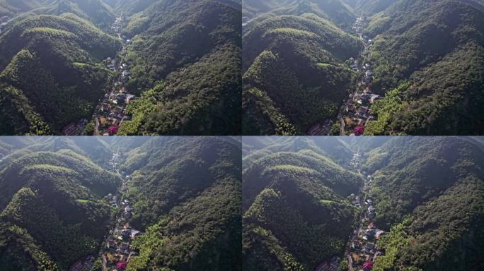 莫干山日出 美丽山村