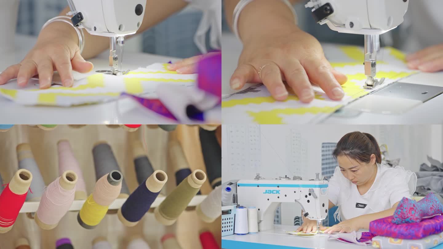 手工业 缝纫机 纺织品