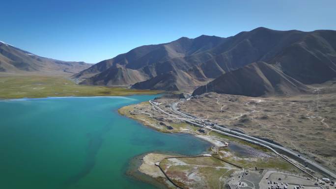 4K航拍新疆旅游 帕米尔高原