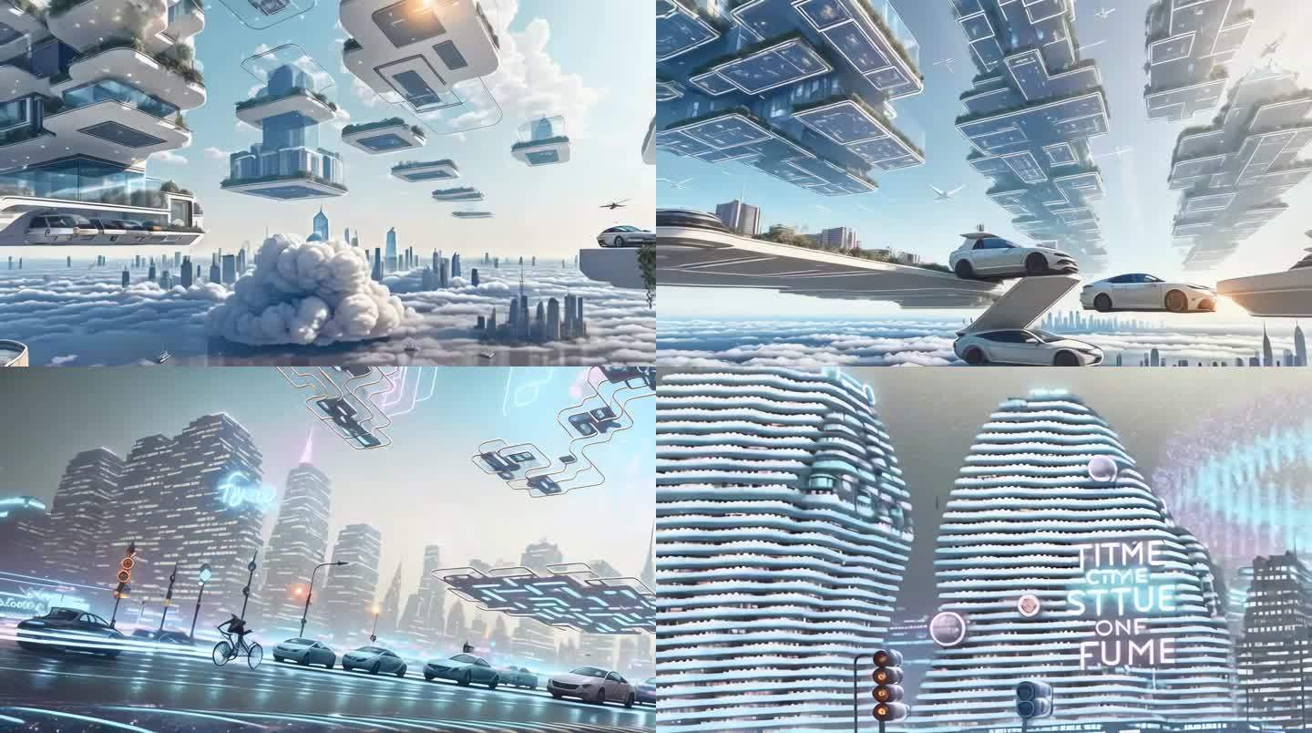 【优惠】 AI梦幻云端未来城市