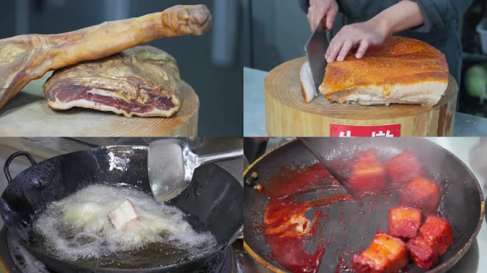 4K美食视频-厨师制作菜肴3
