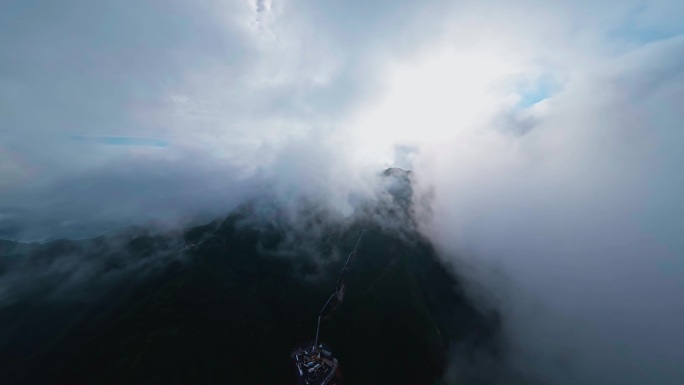 4K 郴州 宜章 莽山 穿越机 航拍云雾