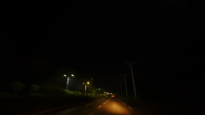 夜晚行车