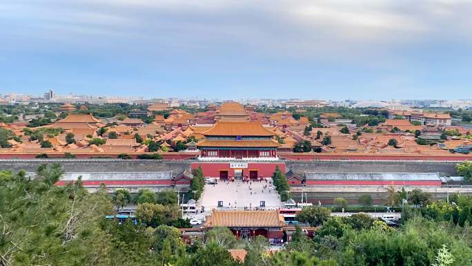 北京故宫全景延时