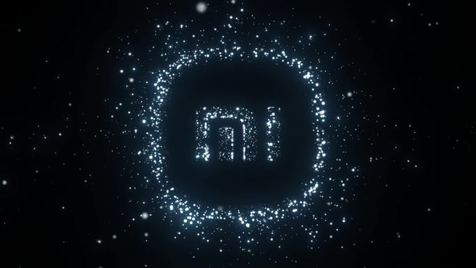 星空粒子科技logo带通道