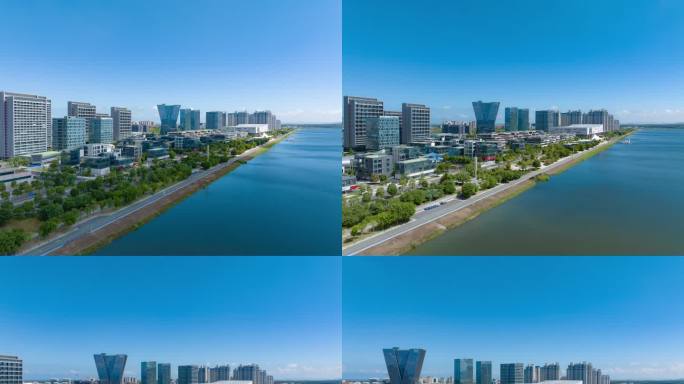 福州新区，长乐滨海新区全景延时摄影航拍