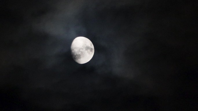 乌云月亮云遮月