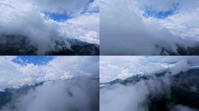 4K 郴州 宜章 莽山 穿越机 航拍云雾