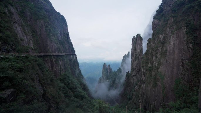 4K 郴州 宜章 莽山 山 延时 云雾