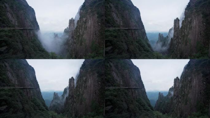 4K 郴州 宜章 莽山 山 延时 云雾