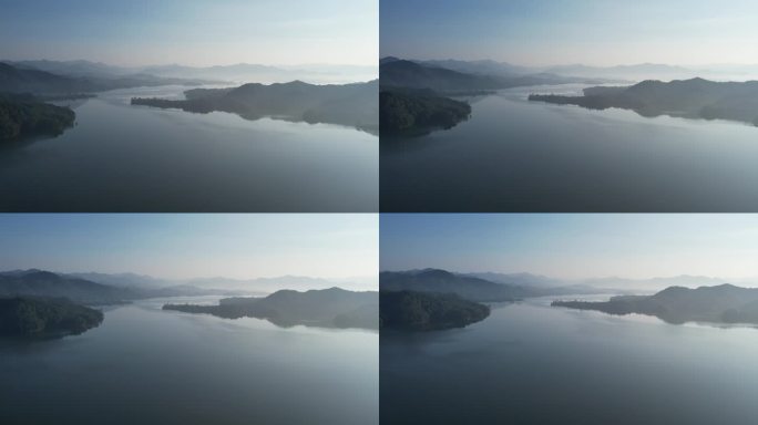 安庆花亭湖风景航拍3