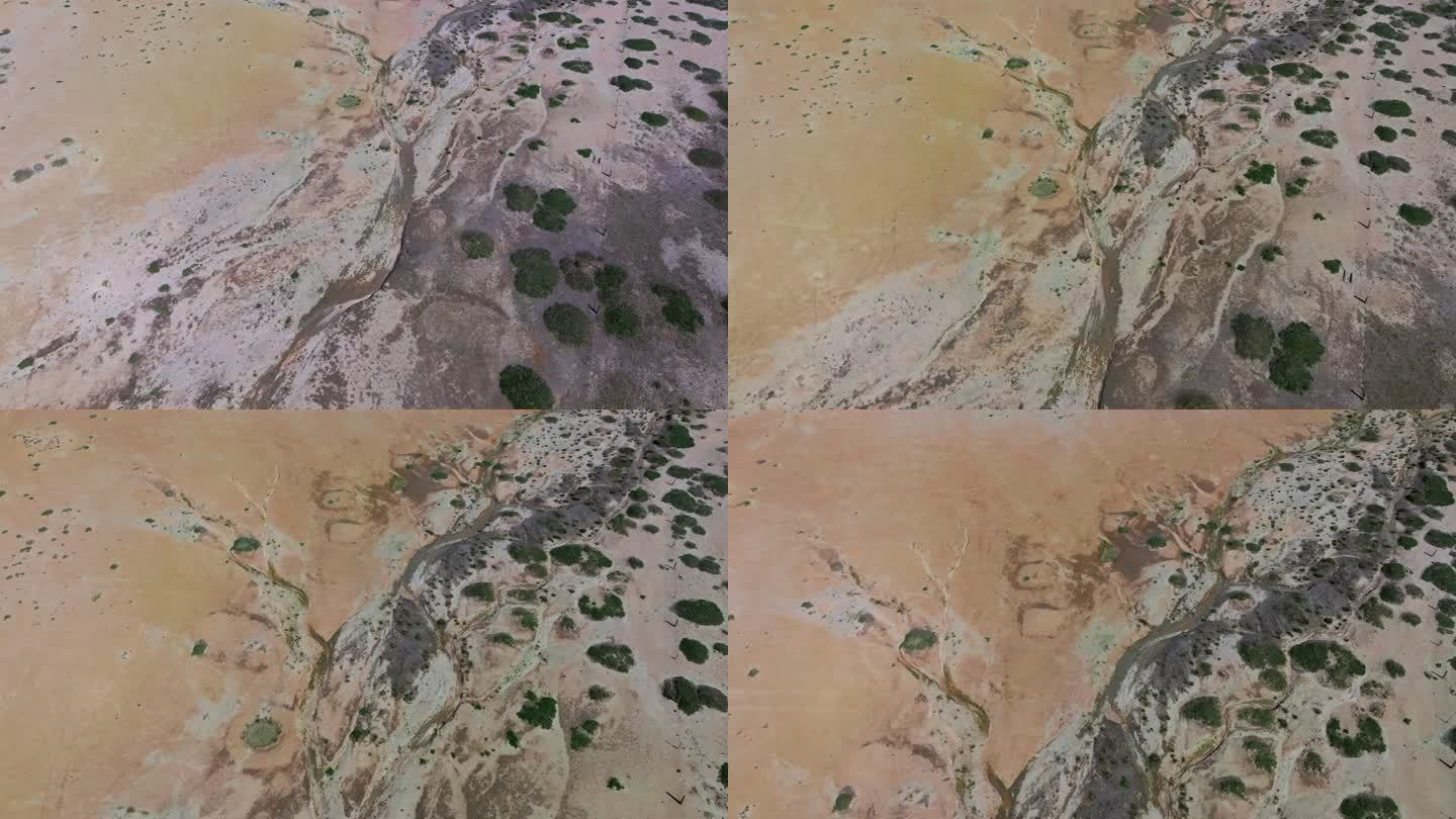 干涸的戈壁沙漠