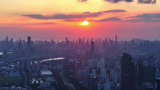 深圳前海日落