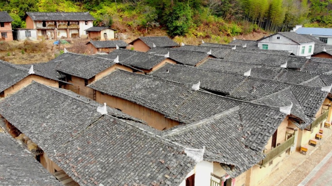 特色乡村风景航拍