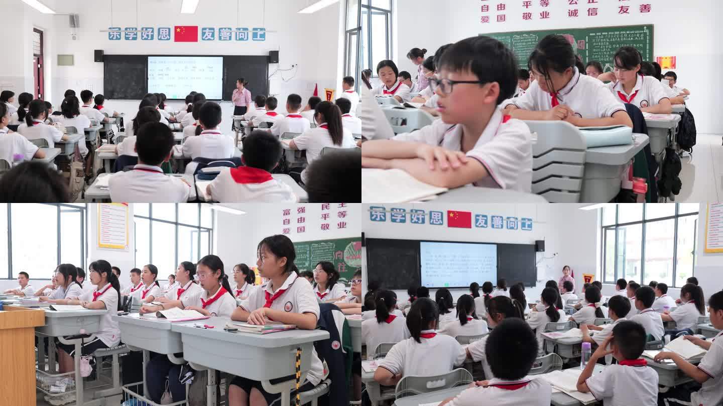 学生上课  学习  教室  老师教学生