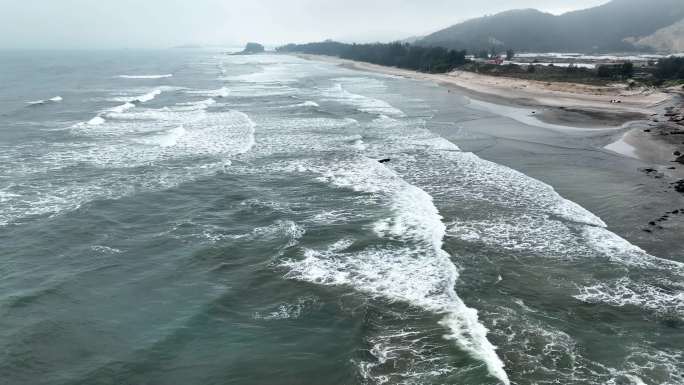 高级感大海海浪海边海水海面（多视角）