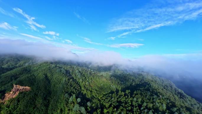 4K 郴州 宜章 莽山 穿越机 航拍云雾