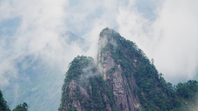 4K 郴州 宜章 莽山 山 延时 云雾