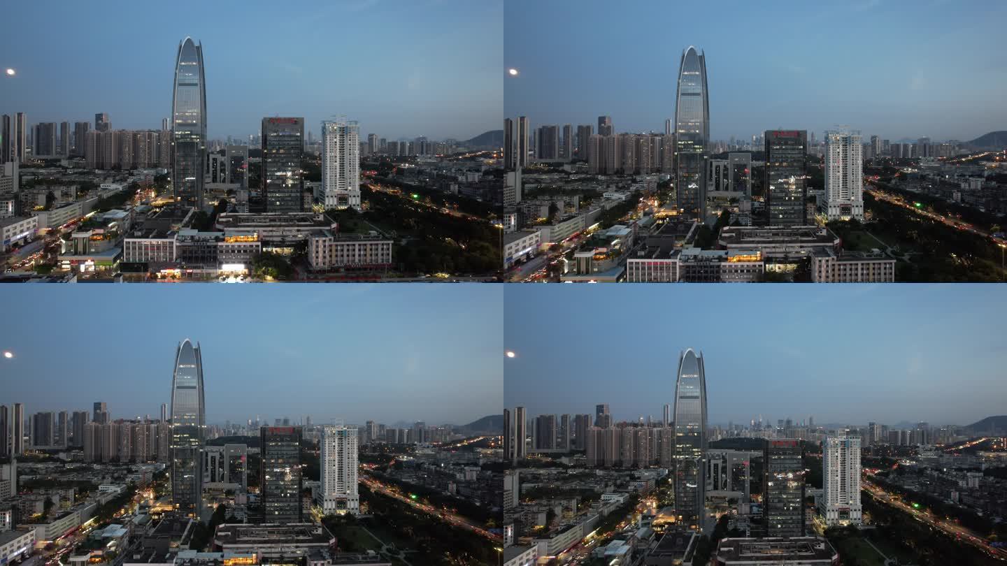 宝安恒明珠国际金融中心夜景