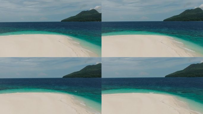卡米昆白沙洲白岛。菲律宾。