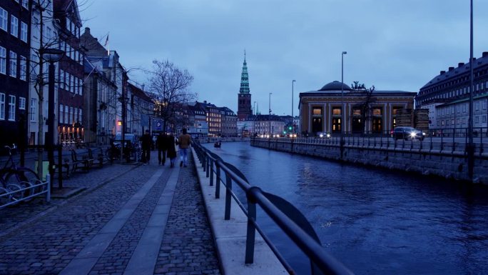 丹麦哥本哈根小美人鱼雕像气候大会政厅