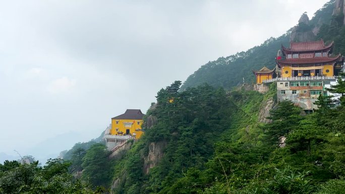 九华山天台峰古经台大殿