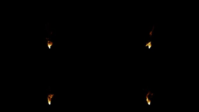 小火燃烧烬火焰篝火火焰视觉效果视频效果绿屏幕粒子叠加粒子叠加黑色背景电影电影橙红色气体火焰燃烧透明4