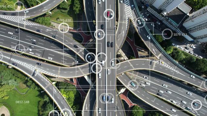 未来智能交通系统平台4k大数据信息化车流