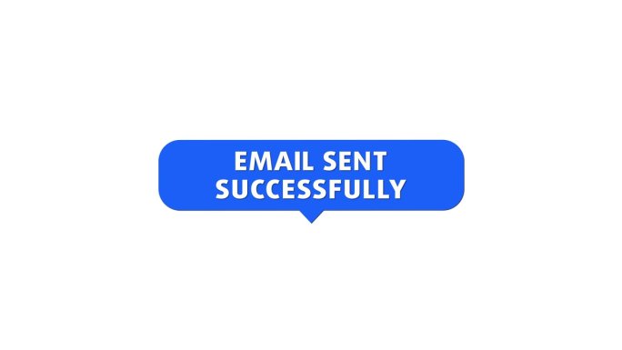 邮件发送成功白色字母模板设计蓝色模板