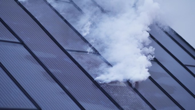测试防火太阳能板的安全性和耐久性。创造绿色能源，保护环境