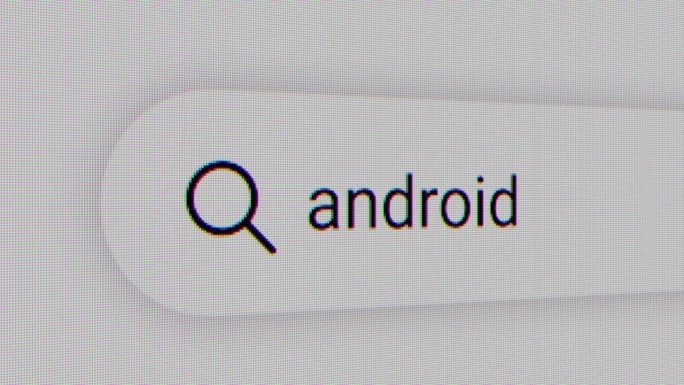 Android输入到地址栏搜索屏幕