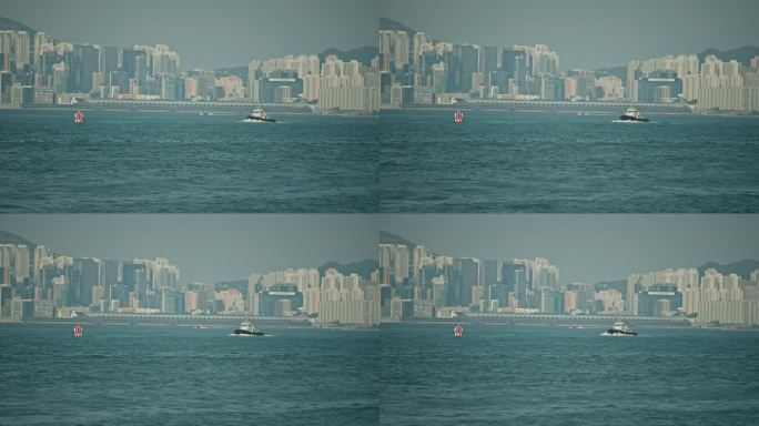 【正版素材】香港维多利亚港7332